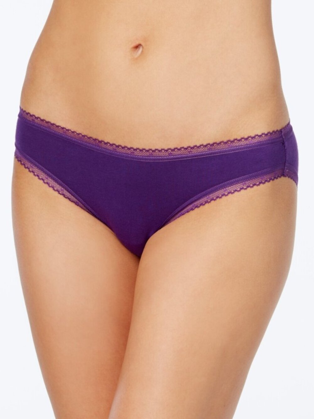 Charter Club Womens Modern Essentials Lace-Trim Bikini